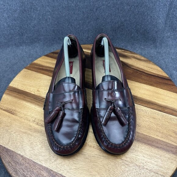 GH Bass Men\'s Harrison Burgundy Tassel Loafer Size 9.5EE main image 12